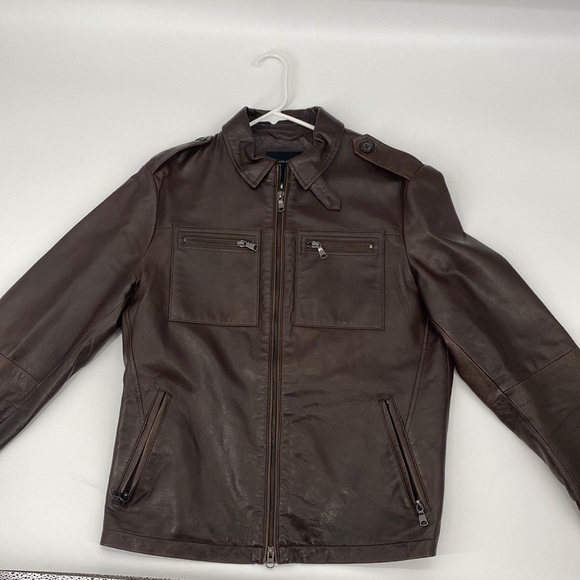 Men’s Banana Republic Leather Jacket - Picture 1 of 5